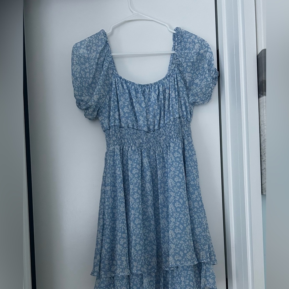 Altar'd State Blue Floral Dress